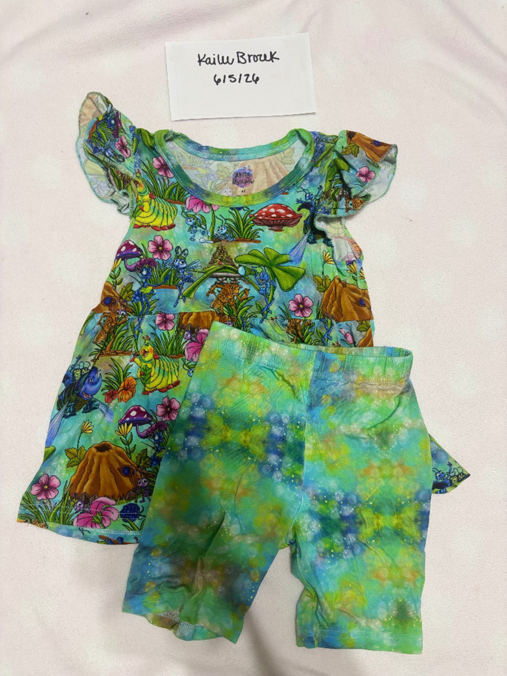 Minky Dreamer Bugs Life Peplum